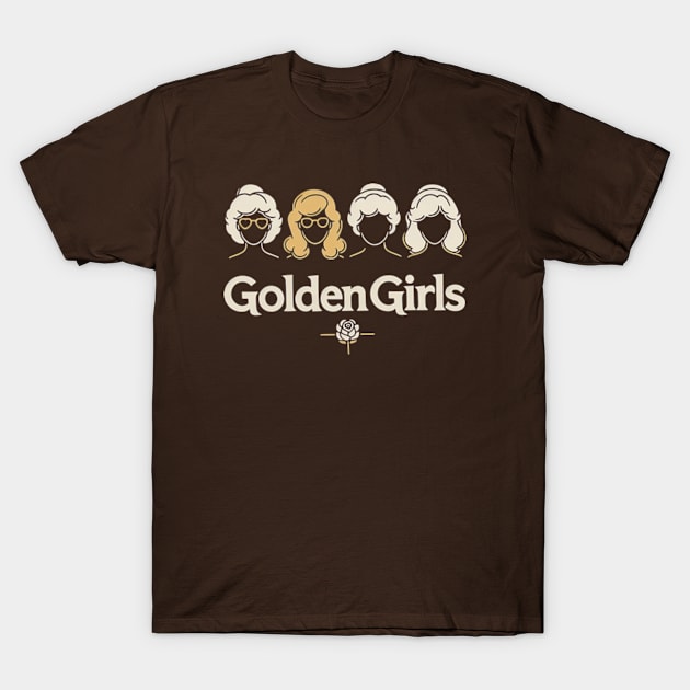 Golden Girls Illustrated Icons—Dorothy, Blanche, Rose, and Sophia T-Shirt by StyleTops